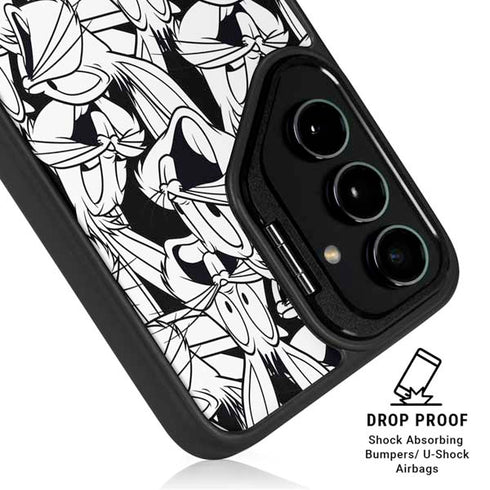 Looney Tunes Bugs Bunny Super Sized Pattern Galaxy S24 FE Kickstand Case